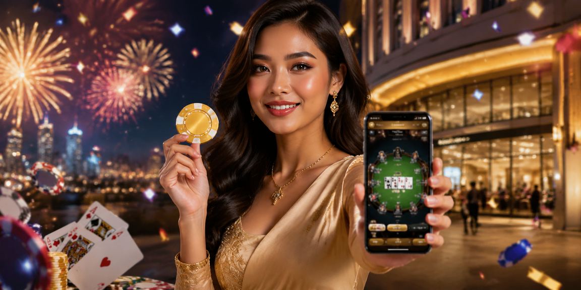 Pemain poker profesional di Genting Highlands dengan suasana kasino langsung