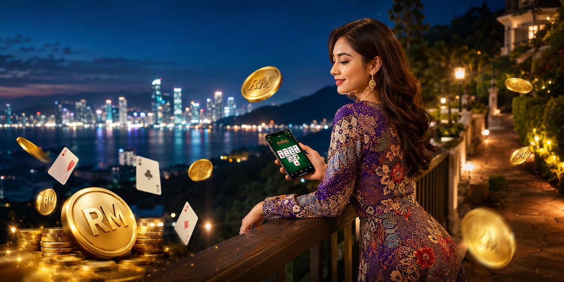 Permainan kad rummy bertema batik Malaysia boleh dimainkan melalui mudah alih